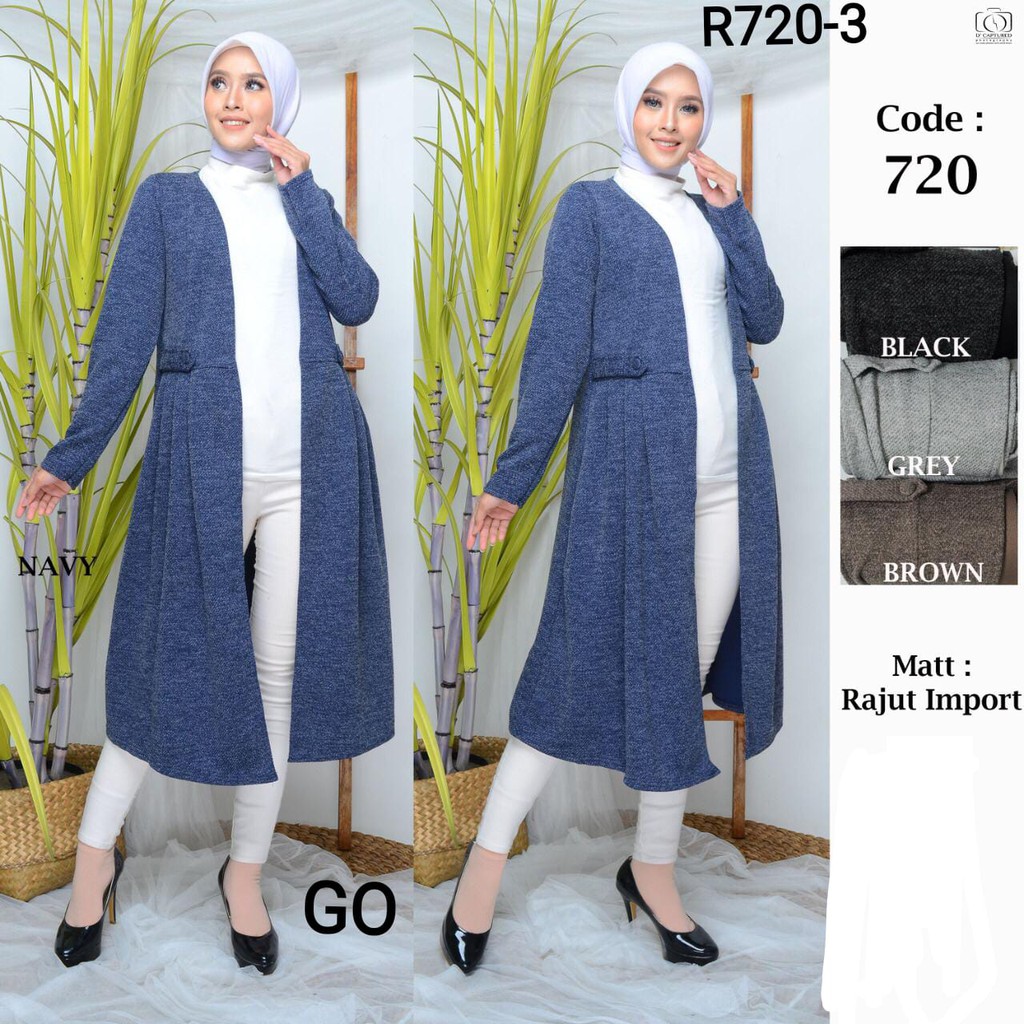 gof LINA CARDY Cardigan Wanita Murah Baju Outher Wanita Cardigan Lengan Panjang