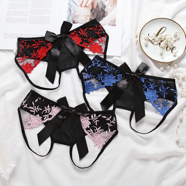 Desecrettz PANTIES #024 HOT SEXY Panty Gstring with Open Crotch / FreeSize to L Size Bahan Premium Spandex Lace