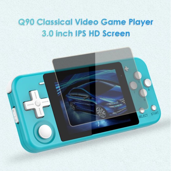 POWKIDDY Q90 Retro Game Console Dual System Classic Handheld 3.0 inch