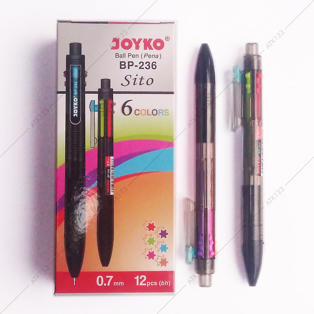 

Dijual Pulpen Joyko BP-236 Sito 6 Warna Berkualitas