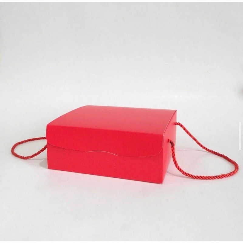 (MIN 5 pcs) hampers box handle tali / dus kue cake hampers