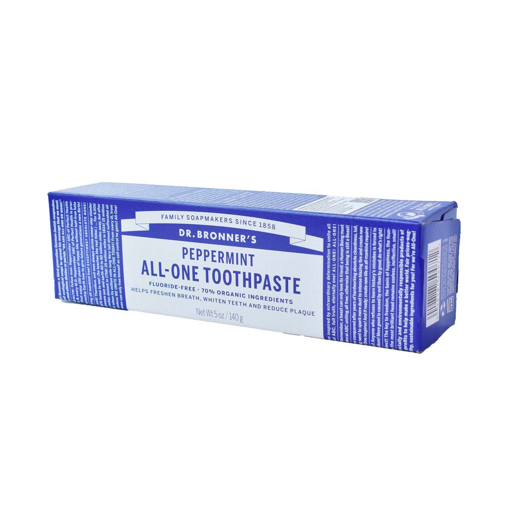 Dr. Bronners All One Peppermint Toothpaste 140 Gr