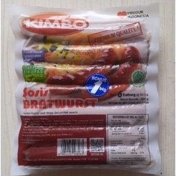 

KIMBO Sosis Bratwurst 500 gr 6's