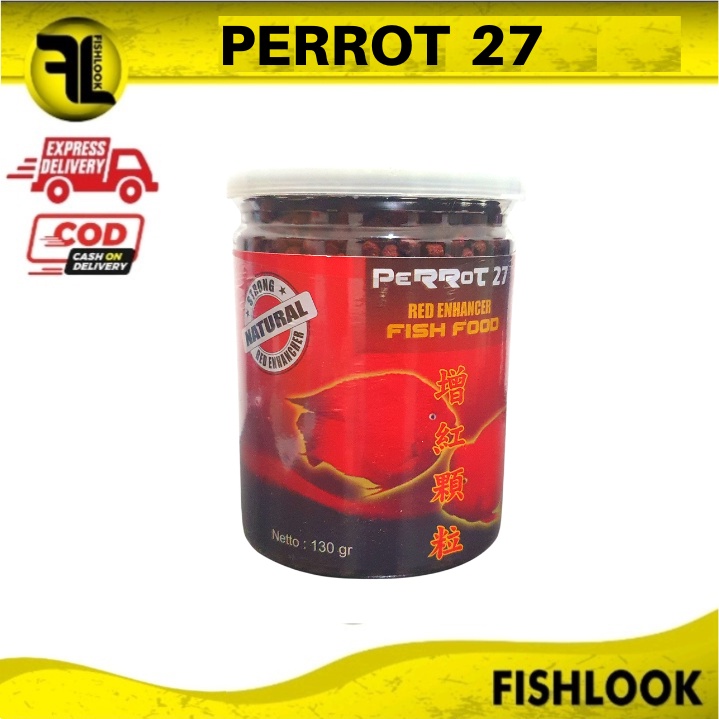 PAKAN/PELET IKAN PERROT 27 FISH FOOD PREMIUM QUALITY AKUARIUM