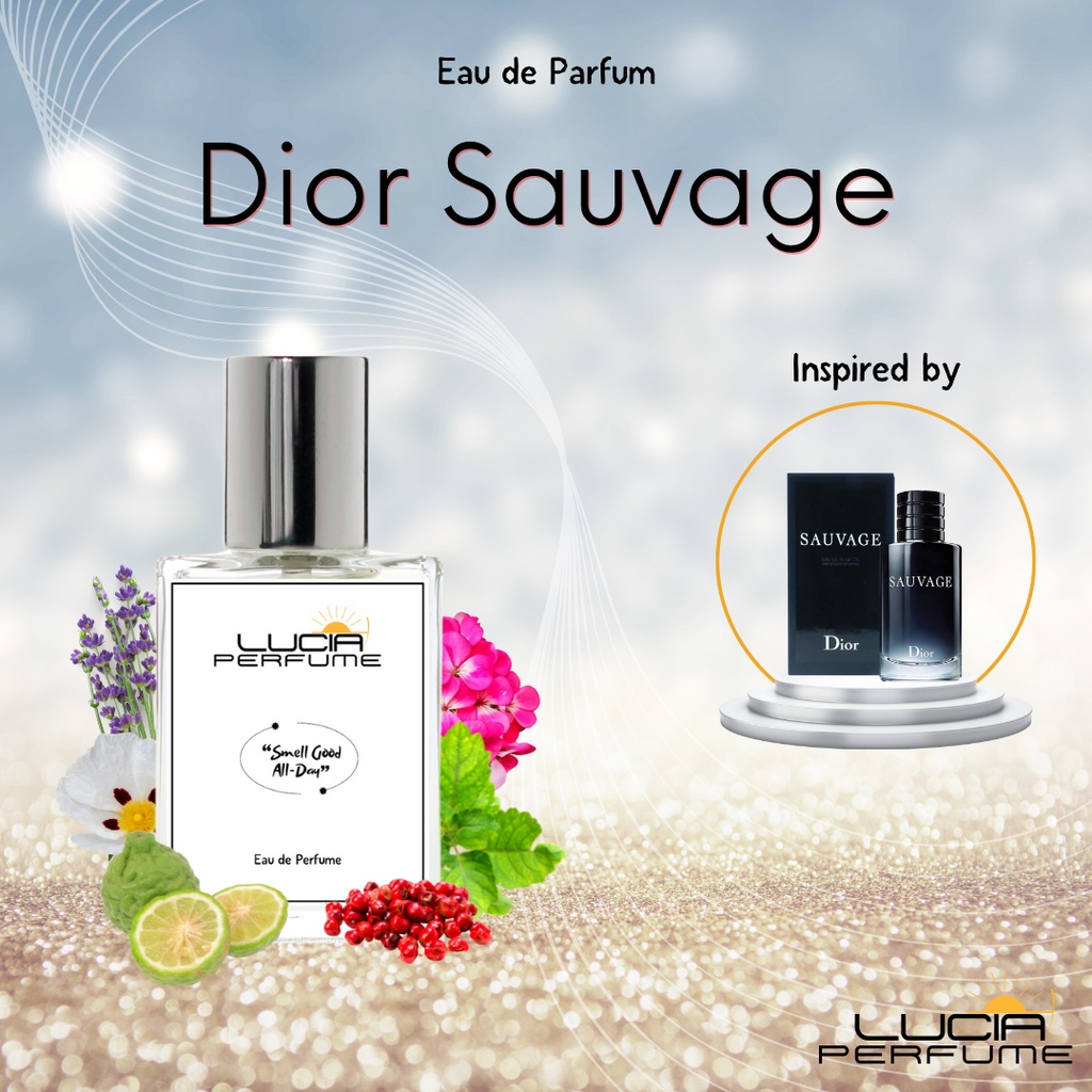 Jual Parfum Pria Fresh Spicy dan Aromatic Inspired Sauvage by Lucia