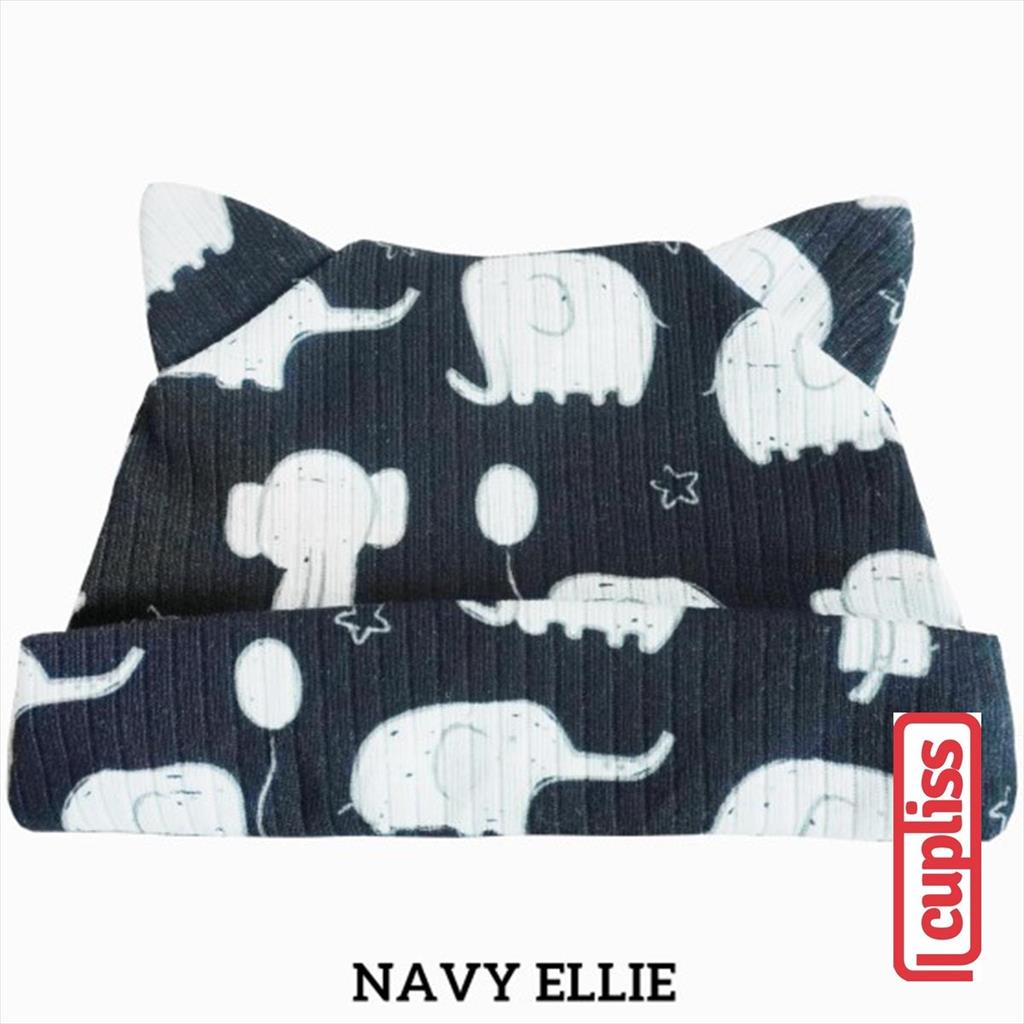 Little Palmerhaus Foxy Hat Navy Ellie Topi Bayi