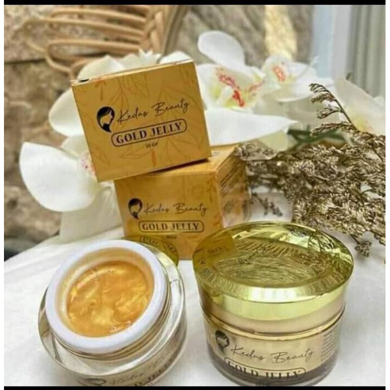 gold jelly kedas beauty/cream wajah gold jelly kedas beauty 100% ori