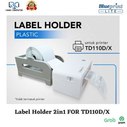 Holder Plastic TD110X/TD110D Untuk Printer Thermal RESI / Stiker