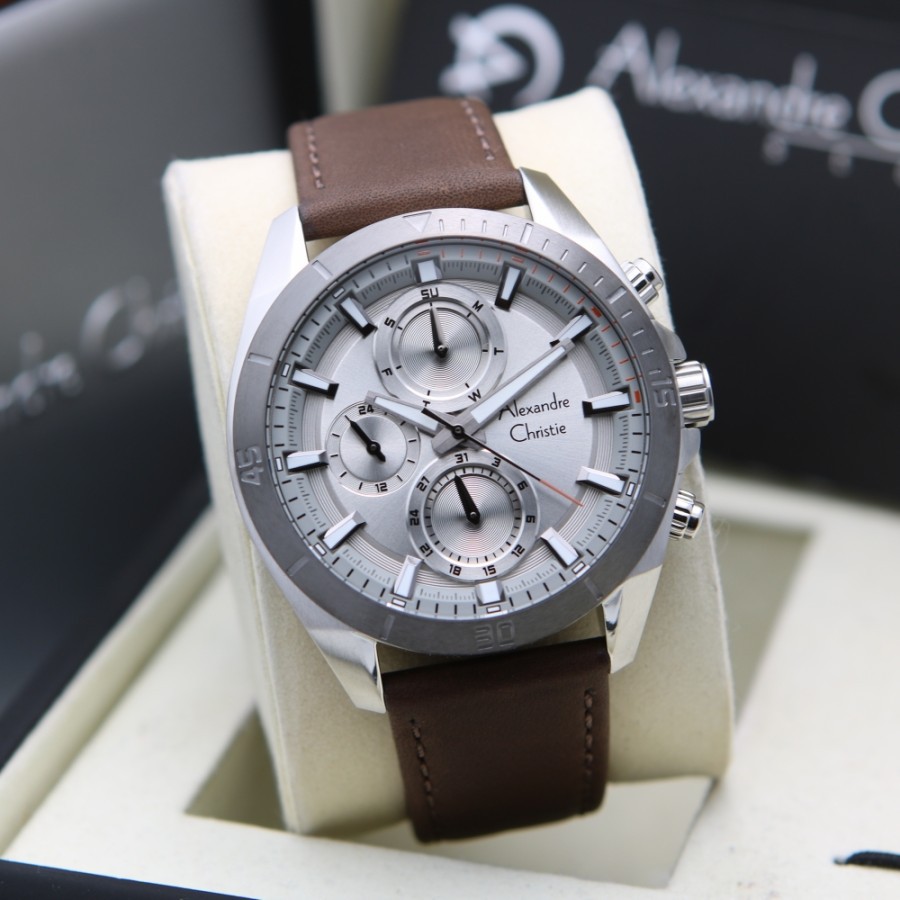 ALEXANDRE CHRISTIE AC 6581 SILVER BROWN PRIA. ORIGINAL