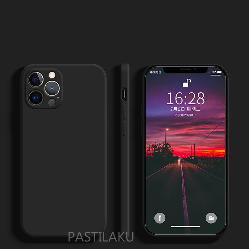 Softcase MACARON Case For iPhone 6 7+/8+ 6+ 7/8 X/XS XR XS MAX 11 11 PRO 11 PRO MAX 12 12 PRO 12 PRO MAX 13 13 PRO 13 PRO MAX | Case IP 7/8 | Case IP 7+ 8+ | Case IP XR | Case IP X/XS | Case IP 6/6S | Case IP 11 | Case IP 12 | Case IP 13 | Case IP 11 PRO-HITAM