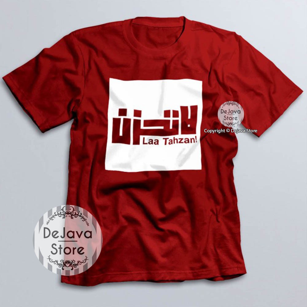 Kaos Dakwah Islami LAA TAHZAN Baju Tshirt Distro Santri Muslim Eksklusif | 083-1