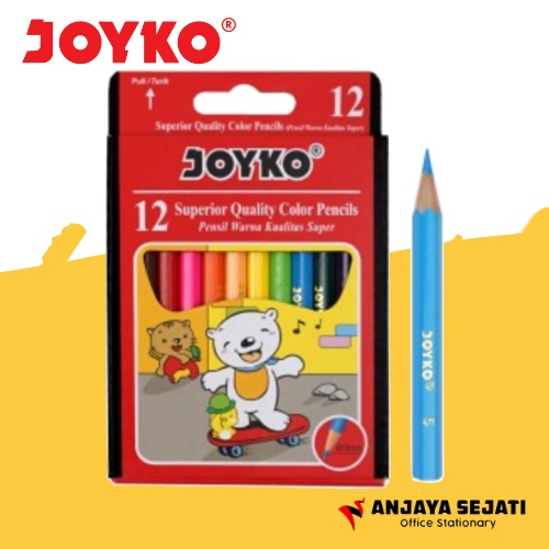 

Pensil Warna Joyko S12 | Pensil Gambar 12 Warna Pendek