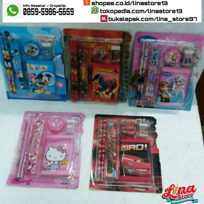 

Paket Alat Tulis / Set Alat Tulis Dompet Anak