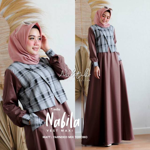 DRESS NABILA ORIGINAL BY NABTIK