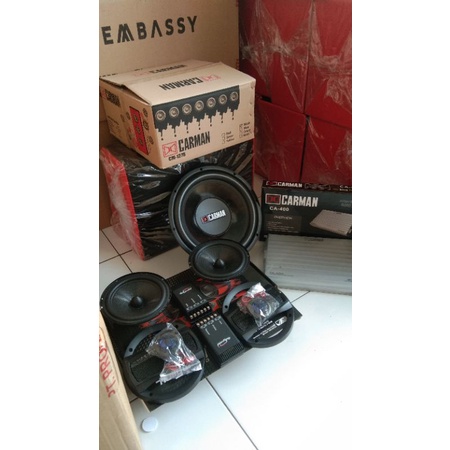 audio mobil / paketan audio carman Lengkap tinggal instalasi