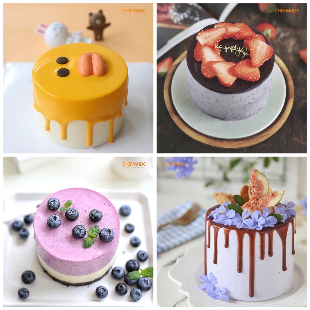 Chefmade Cetakan Kue Bulat Round Ring Mousse WK9311