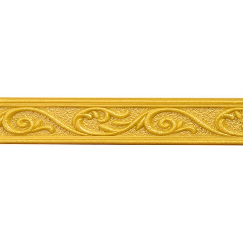 List Wallpaper Foam List Border 230x8cm tebal 5mm-Gold lebar 5cm