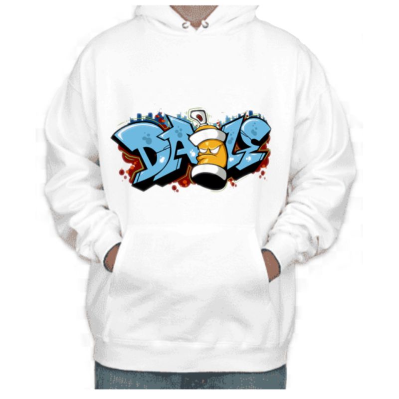 Hoodie Street Style Graffiti / Hoodie Unisex Pria dan Wanita Cotton Fleece Tebal Dan Lembut