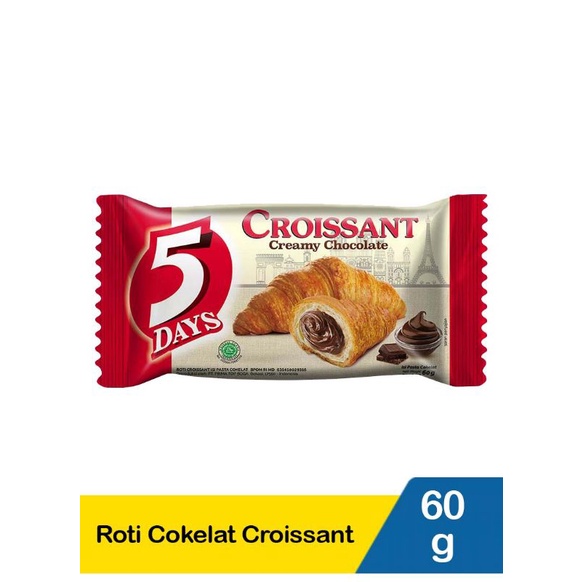 

5 Days Croissant Chocolate 60G
