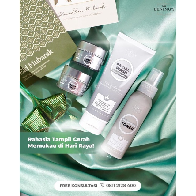 BENINGS SKINCARE BY DR.OKY PRATAMA PAKET BRIGHTENING (BENINGS CLINIC) BENING PAKET PENCERAH DAN GLOW