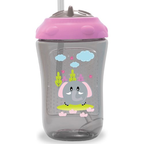 Baby Safe Botol Minum Anak Weighted Straw Cup FS405 300ml