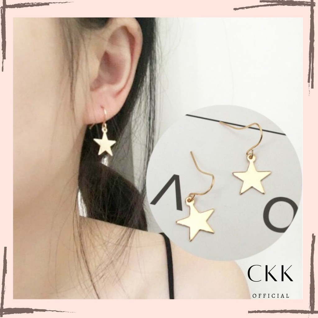 ➰CKK➰ Anting Tusuk FA60 Bintang Drop Fashion Wanita Korea