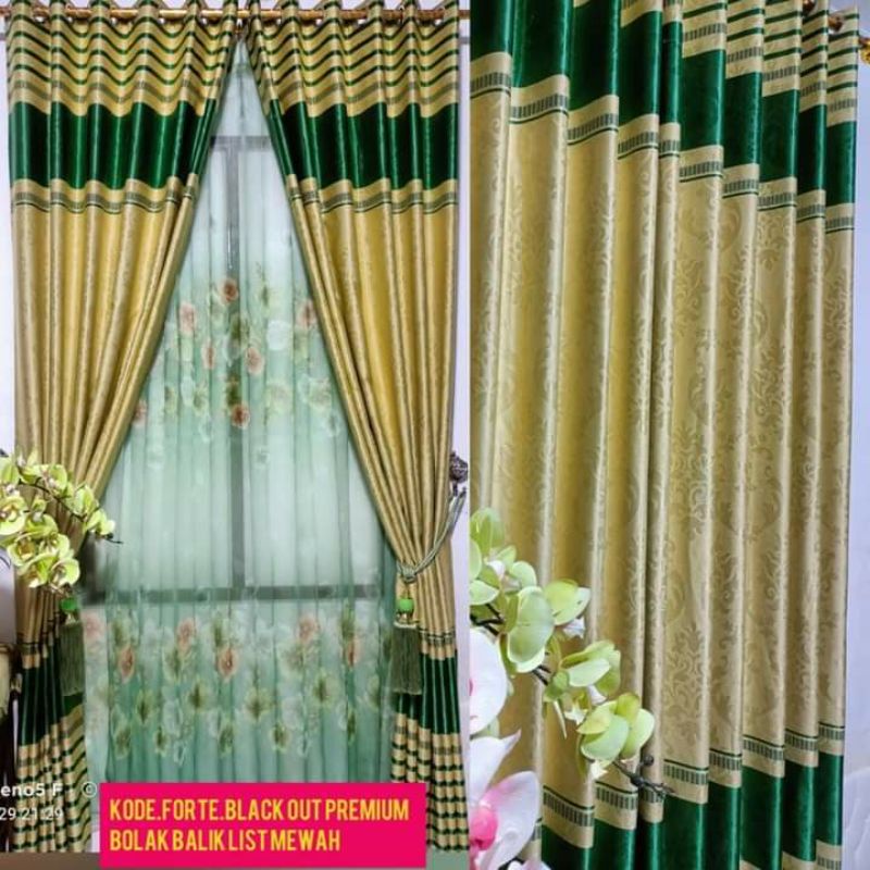 Gorden Minimalis Gorden Pintu Gorden Imfort Tebal Mewah Hordeng Korden