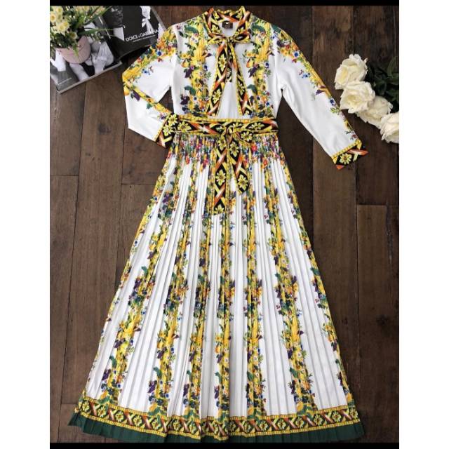 Maxi Dress Gamis Bangkok AVA CHARMING Premium Platinum Fashion Mall Import Bangkok