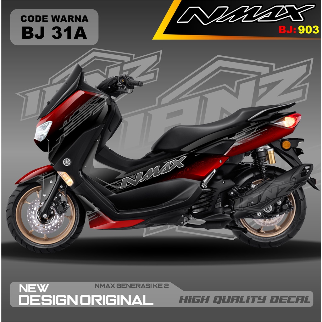 STICKER VARIASI NEW NMAX FULL BODY BLOK MOTOR / DECAL FULL BODY NMAX / DECAL STIKER FULL BODY NMAX / STIKER DECAL NMAX TERBARU