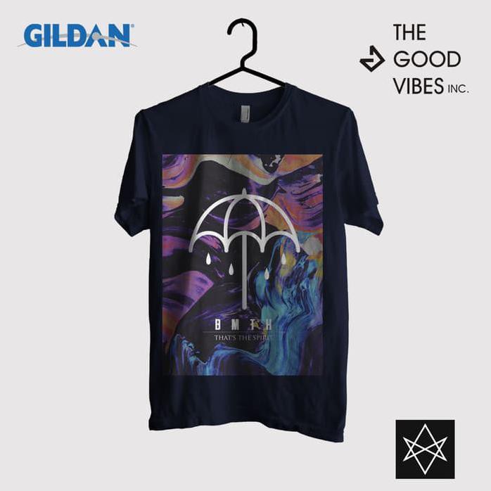 Kaos Band Bring Me The Horizon Original Gildan -  The Spirit Paint