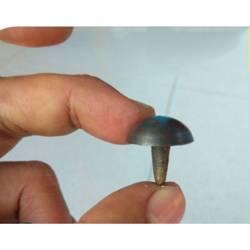 Paku Payung /Paku Pines Kuningan - Brass 1,5 cm / Aksesoris Pintu & Pagar gebyok