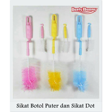 Sikat Botol Susu Lusty Bunny/Sikat Botol Bayi/Perlengkapan Bayi