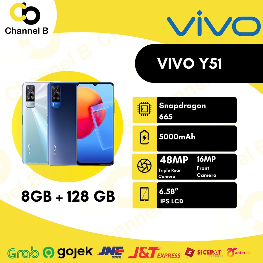 Handphone Vivo Y51 Ram 8GB/128GB  - Garansi Resmi