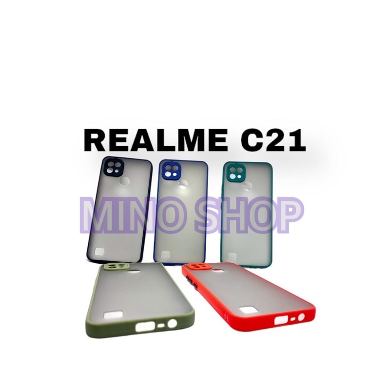 SOFTCASE REALME C21 - HARDCASE DOVE MYCHOICE PLUS PELINDUNG KAMERA - AERO CASE