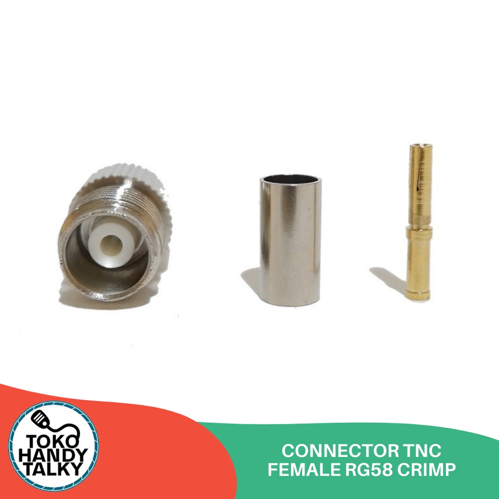 CONNECTOR TNC FEMALE RG58 CRIMP NEW