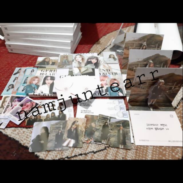 GFRIEND LABYRINTH YERIN EUNHA YUJU SINB PHOTOCARD