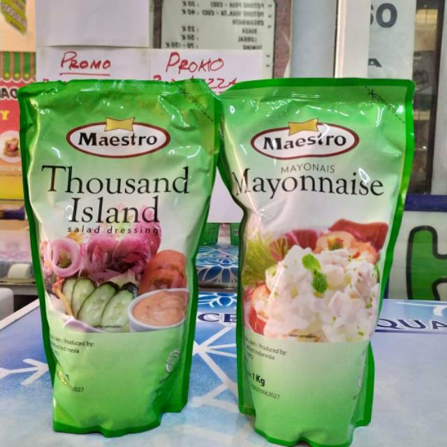 

[SIAP KIRIM]MAYONAISE MAESTRO 1KG/MANTAP/RECOMENDASI BUAT SALAD/TERMURAH