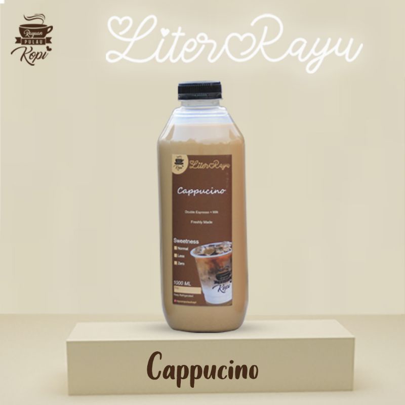 

Cappucino - LiterRayu | Rayuan Pulau Kopi 1 Liter