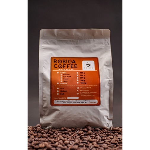 

Robica Coffee Kopi Robusta Natural Premium Temanggung