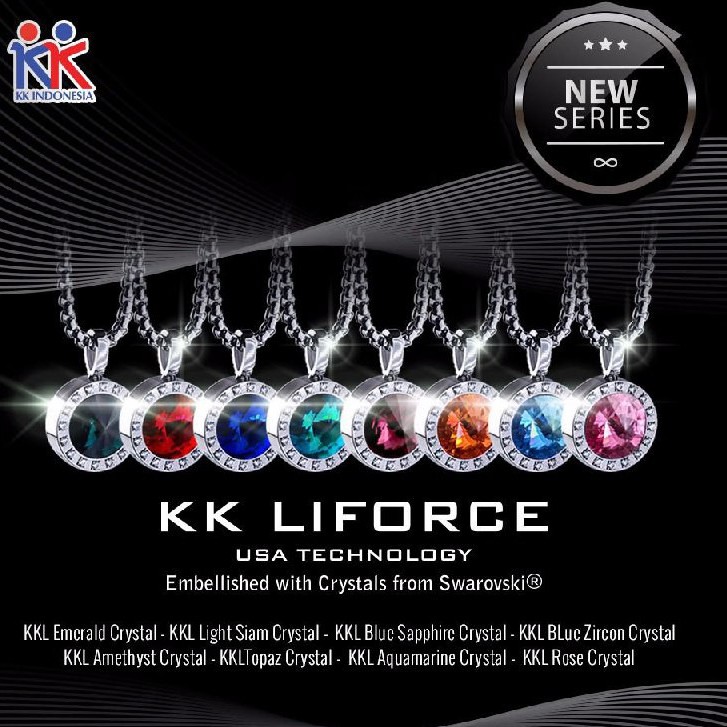 KK LIFORCE SWAROVSKI EDITION AMETHYST TOPAZE ZIRCON RED LIGHT SIAM ROSE CRYSTAL EMERALD KK surabaya