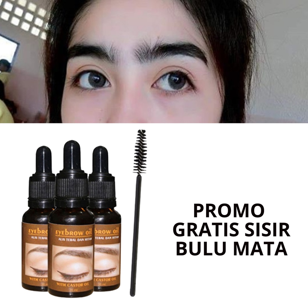 Penumbuh Alis Tebal Cepat Wanita // Pelebat Bulu Mata Dan Alis / Penumbuh Bulu Mata Dan Alis Permanen / Penumbuh Bulu Mata Dan Alis // Penebal Alis Dan Bulu Mata // Eyebrow Oil Asli Original // Serum Bulu Mata Dan Alis // Serum Penumbuh Alis Dan Bulu Mata