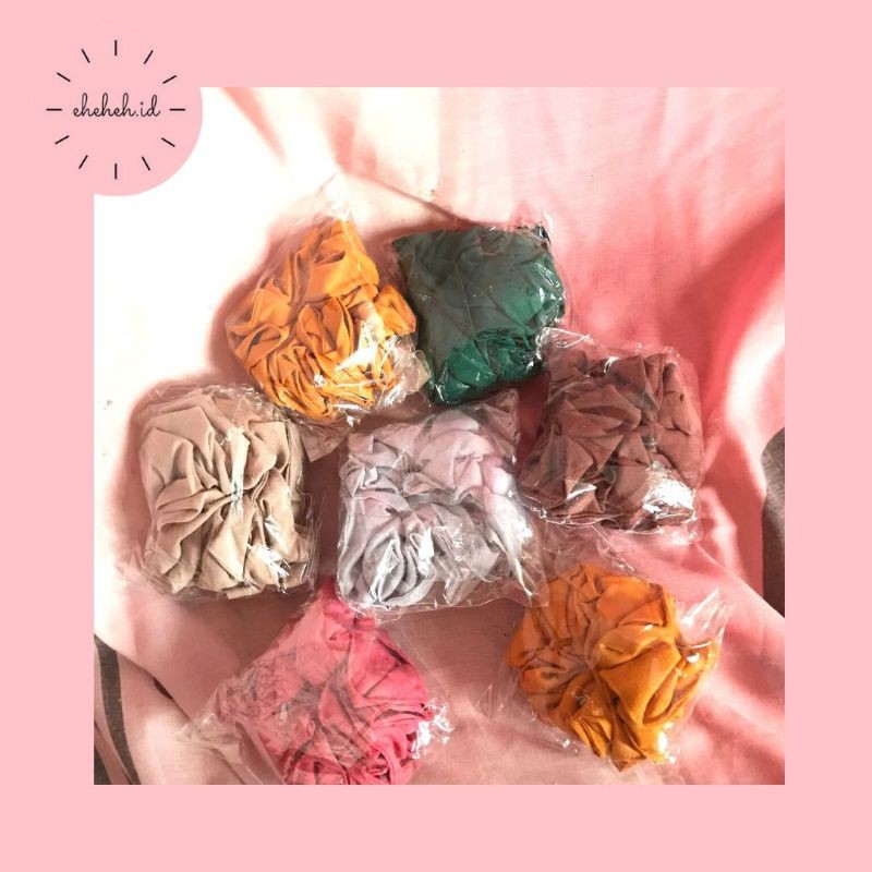 Ikat Rambut Hijab| Scrunchie Size Besar | Cepol Hijab
