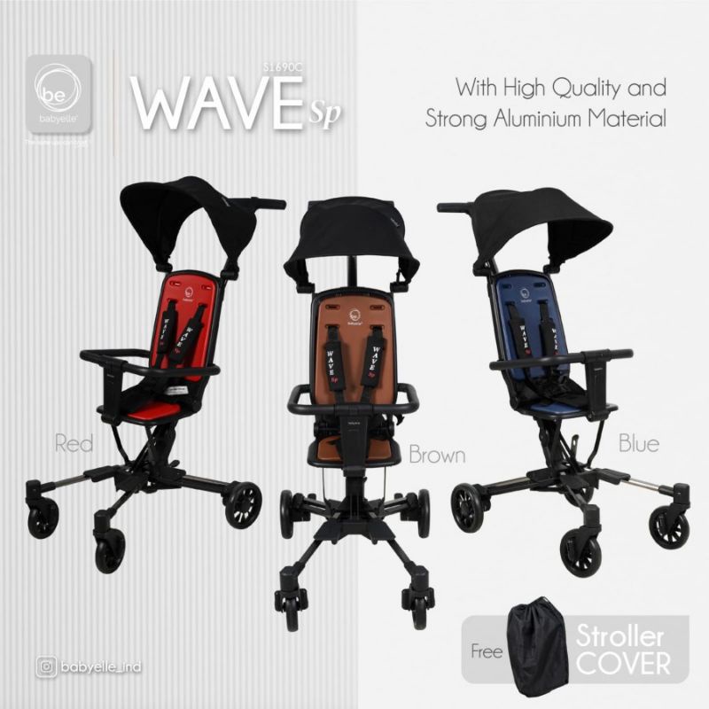 Stroller Babyelle Wave SP / Stroller Bayi kabin size / Stroller Babyelle Wave S-300
