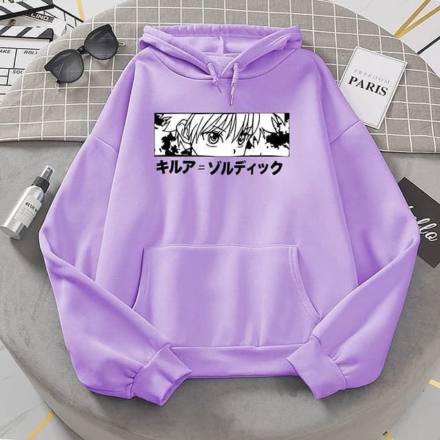 BEST SELLER KOREAN SWEATER HOODIE WANITA-Ungu