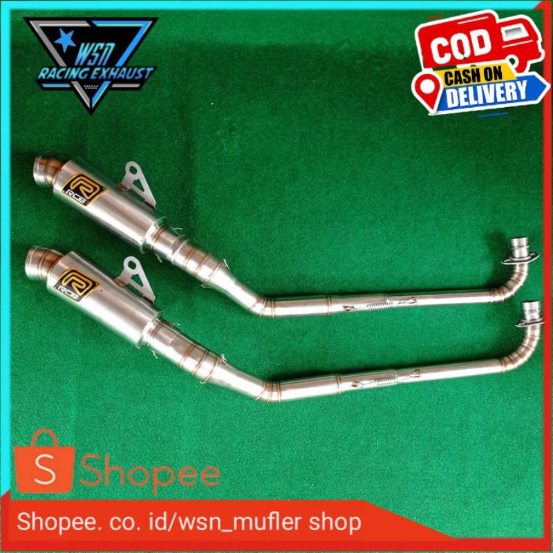 Knalpot racing RCB jupiter z/knalpot vega/knalpot supra 125/knalpot grand