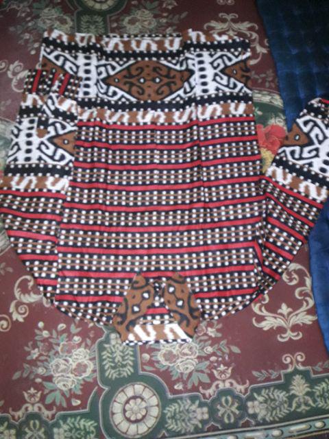 Gamis Batik Jazzy Motif Tenun Songket Tribal Big Size Jumbo Xxl Ld 110 Kerja Kantor Batik Murah