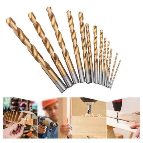 [HAEBOT] Mata Bor Drill Bit Set 5 Buah 1.0-3.0 mm 1 pcs / ukuran buah Bor Mini PCB Board Titanium Kayu Lubang Tipis Paket