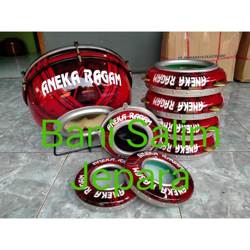 Rebana Hadroh Motif Tanpa Darbuka Berkualitas Asli Jepara Bergaransi