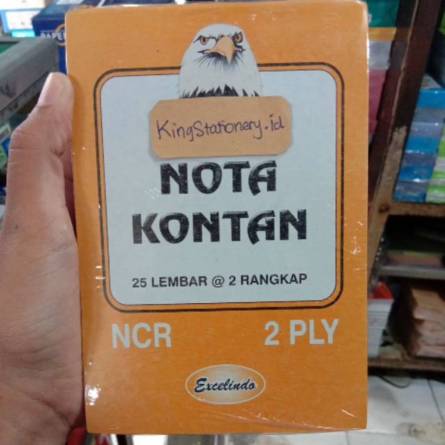 

[PCS] Nota kontan kecil 2 ply (kelipatan 10 buku)