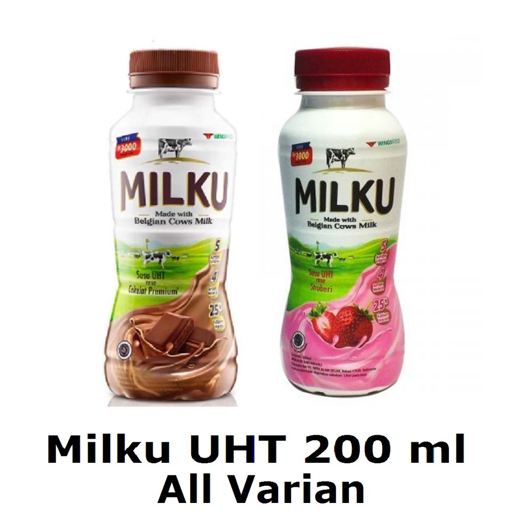 

Milku Susu UHT 200 ml All Varian #MDR